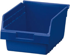 Akro-Mils - 11-5/8" Deep, Blue Polymer Hopper Shelf Bin - 6" High x 8-3/8" Wide x 11-5/8" Long - Exact Tooling