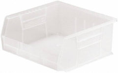 Akro-Mils - 50 Lb. Load Capacity, 10-7/8" Deep, Clear Polymer Hopper Stacking Bin - 5" High x 11" Wide x 10-7/8" Long - Exact Tooling