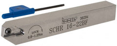 Iscar - SCH, External, Right Hand, 0.315" Max Depth of Cut, 0.02 to 0.098" Groove Width, Indexable Grooving Tool Holder - SCIR 22 Insert Compatibility, 0.63" Shank Height, 0.63" Shank Width, 4.921" OAL - Exact Tooling