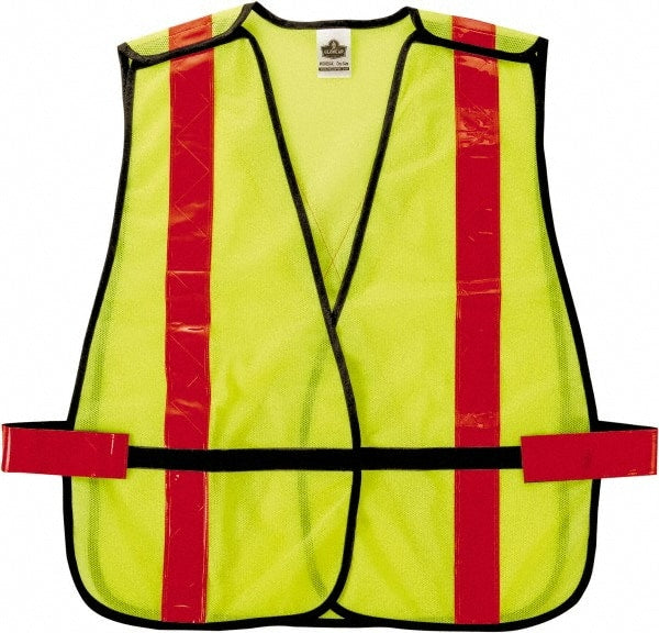 Ergodyne - One Size Fits Most High Visibility Orange Mesh General Purpose Vest - Hook & Loop Closure, Polyester - Exact Tooling