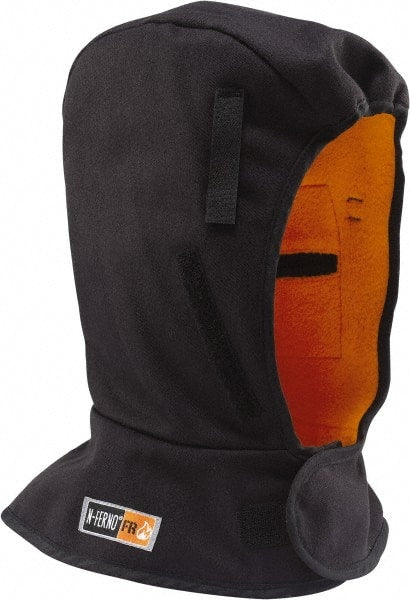 Ergodyne - Black, Underneath Hard Hat Winter Liner - Shoulder Length, 2 Layer - Exact Tooling