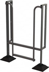 TRI-ARC - 62" 2 Step Configurable Rooftop Ladder - 90° Incline, 500 Lb Capacity, 20" Platform Height, 52-1/4" Base Width x 26" Base Depth, Perforated Tread - Exact Tooling