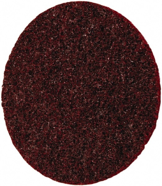 3M - 4-1/2" Diam, Aluminum Oxide Hook & Loop Disc - Medium Grade, Nonwoven, - Exact Tooling