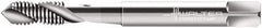 Walter-Prototyp - 3/8-16 UNC 2 Flute 2B Modified Bottoming Spiral Flute Tap - Cobalt, Bright Finish, 100mm OAL, Right Hand Flute, Right Hand Thread, Series N22516 - Exact Tooling