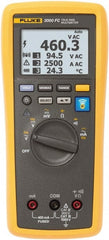 Fluke - 7 Piece, FC Wireless DC Voltage Kit - 1,000 Volt Max, LCD Display - Exact Tooling