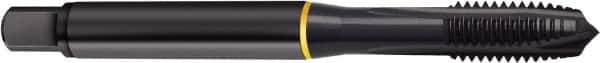 Guhring - #5-40 UNC, Oxide Finish, Cobalt Spiral Point Tap - Plug Chamfer, Right Hand Thread, 1.941" OAL, 0.433" Thread Length, 0.141" Shank Diam, 2B/3B Class of Fit, Series 4402 - Exact Tooling