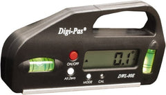 Digi-Pas - 90° Max Measurement Electronic Inclinometer - Pocket Sized, Digital - Exact Tooling