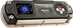 Digi-Pas - 7.4" Long, 0.000175" Graduation Sensitivity per 10", 0 Vials, Master Precision Level - Cast Iron (Base), 0.0003" Base Flatness, 2.4" Wide x 1-1/2" High - Exact Tooling