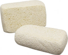 Ability One - 6-1/2" Long x 2.13" Wide x 1" Thick Scouring Sponge - Non-Abrasive, Tan - Exact Tooling