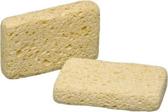 Ability One - 4-3/8" Long x 1.38" Wide x 1" Thick Scouring Sponge - Non-Abrasive, Tan - Exact Tooling