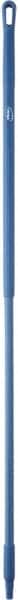 Vikan - 59 x 1-1/4" Fiberglass Squeegee Handle - European Threaded Connection, Blue - Exact Tooling