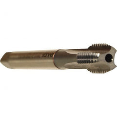 Emuge - 9/16-12 UNC 2BX 3 Flute TiCN Finish Cobalt Straight Flute Machine Tap - Modified Bottoming, Right Hand Thread, 4.331" OAL, 1.024" Thread Length, Oversize, Through Coolant - Exact Tooling