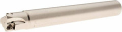 Seco - 1" Cut Diam, 8mm Max Depth of Cut, 1" Shank Diam, 7.87" OAL, Indexable Square Shoulder End Mill - LOEX Inserts, Cylindrical Shank, 90° Lead Angle, Through Coolant, Series Square T4-08 - Exact Tooling