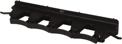 Vikan - 22 Lb Capacity, 3-5/32" Projection, Polypropylene/Rubber Wall Strip Organizer - 15-1/2" OAL - Exact Tooling