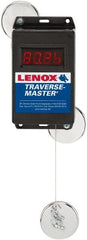 Lenox - Saw Feed Rate Meter - Includes 12 VDC Power Supply & Battery, For Use with Bandsaws - Exact Tooling