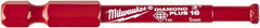 Milwaukee Tool - 3/16" Diam, 1-1/2" Cutting Depth, Hole Saw - Diamond Grit Saw, Continuous Edge - Exact Tooling