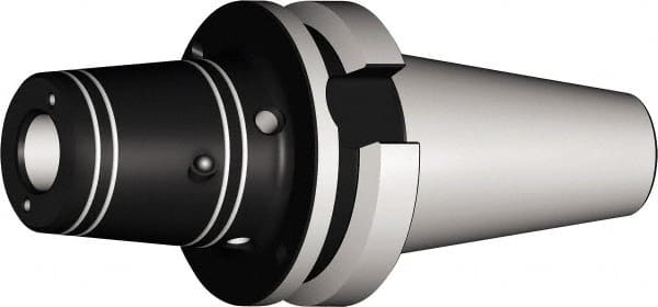 Seco - 25mm Hole Diam, BT50 Taper Shank Shrink Fit Tool Holder & Adapter - 47mm Projection, 48mm Nose Diam, Through Coolant - Exact Tooling