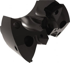 Allied Machine and Engineering - Series APX 51, 53.18mm Max Diam Pilot Insert Drill Head - T-A 1 Pilot Drill, 27/32" Pilot Drill Diam, 2 Nonpilot Inserts - Exact Tooling