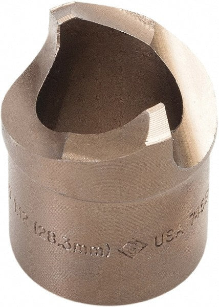 Greenlee - 3/4" Conduit Round Punch - 1.11" Hole Diam - Exact Tooling
