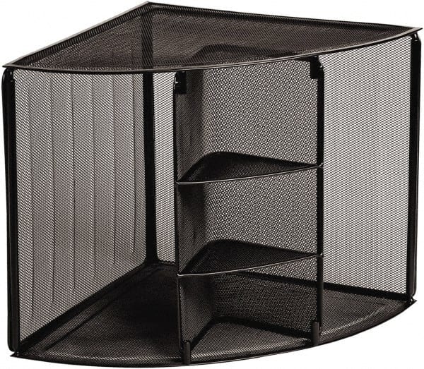 Rolodex - Black Desk Top Organizer - Mesh Metal - Exact Tooling