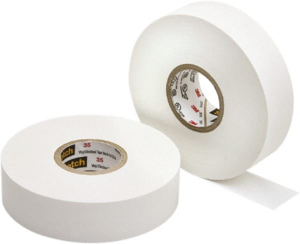 Ability One - 3/4" x 66' x 7 mil White Rubber Electrical Tape - Exact Tooling