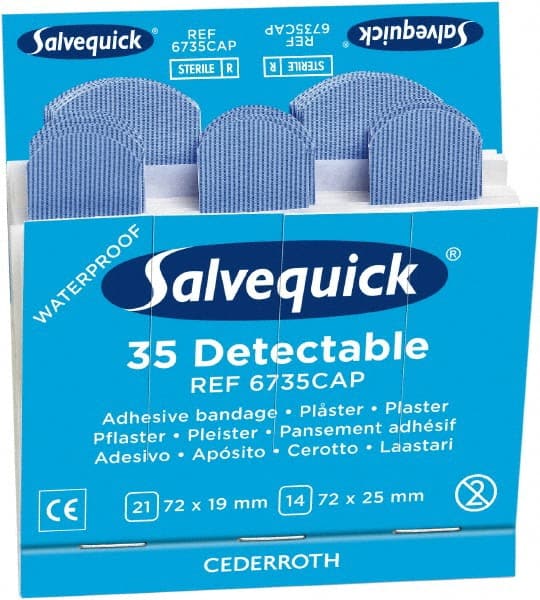 Medique - 2-9/16, 2-13/16" Long x 1-1/2, 3/4" Wide, General Purpose Self-Adhesive Bandage - Woven Fabric Bandage - Exact Tooling