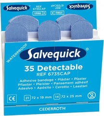 Medique - 2-9/16, 2-13/16" Long x 1-1/2, 3/4" Wide, General Purpose Self-Adhesive Bandage - Woven Fabric Bandage - Exact Tooling