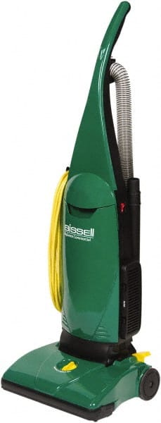 Bissell - Single Motor Upright Vacuum Cleaner - 13" Cleaning Width, 10" Amps, Straight Handle, Green - Exact Tooling