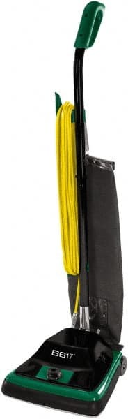 Bissell - Single Motor Bagless Upright Vacuum Cleaner - 12" Cleaning Width, 7.25" Amps, Tubular Handle, Green & Black - Exact Tooling