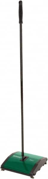Bissell - 7-1/2" Sweeping Width, Dual Brush Walk Behind Sweeper - Manual Push - Exact Tooling