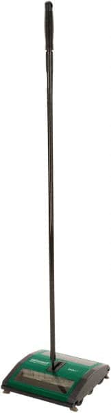Bissell - 7-1/2" Sweeping Width, Dual Rubber Roter Walk Behind Sweeper - Manual Push - Exact Tooling