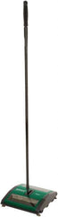 Bissell - 7-1/2" Sweeping Width, Dual Rubber Roter Walk Behind Sweeper - Manual Push - Exact Tooling