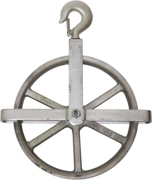 Value Collection - Blocks & Pulleys Type: Swivel Hook Block Rope Type: Fibrous - Exact Tooling