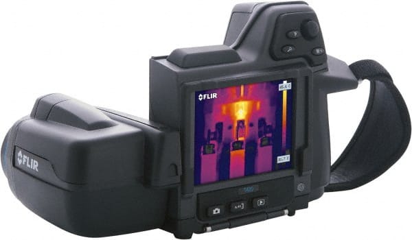 FLIR - -4 to 2,192°F (-20 to 1,200°C) Thermal Imaging Camera - 3.5" Color LCD Display, 1000 Image Storage Capacity, 320 x 240 Resolution - Exact Tooling