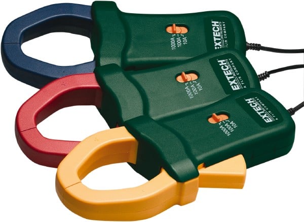 Extech - Electrical Test Equipment Probe - Use with 3-Phase Powers & Harmonics Analyzers - Exact Tooling