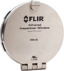 FLIR - 75mm (2.95\x94) Diam, Infrared Viewing Window - 2mm (0.08") Thickness, Use with Thermal Imagers - Exact Tooling