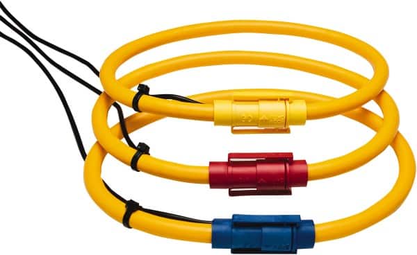 Extech - Yellow Electrical Test Equipment Probe - Use with 3-Phase Powers & Harmonics Analyzers - Exact Tooling