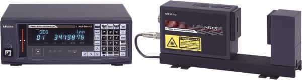 Mitutoyo - 0.002 to 0.4" Range, 0.000001", 0.0005" Resolution, Standard Throat Electronic Outside Micrometer - Exact Tooling