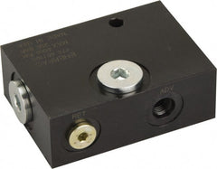 Enerpac - Hydraulic Control Valves; Type: Pilot Operated Check ; GPM: 10.00 ; Length (Decimal Inch): 3.500 ; Width (Decimal Inch): 2.5000 ; Material: Steel ; Height (Inch): 1.25 - Exact Tooling