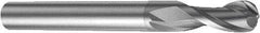 Sandvik Coromant - 1mm Diam, 1.5mm LOC, Solid Carbide Ball End Mill - 57mm OAL, 6mm Shank Diam, Ball Flute - Exact Tooling