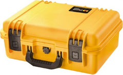 Pelican Products, Inc. - 12-45/64" Wide x 6-39/64" High, Clamshell Hard Case - Yellow, HPX High Performance Resin - Exact Tooling
