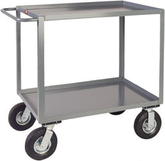 Jamco - 1,200 Lb Capacity, 36" Wide x 48" Long x 39" High Heavy Duty Service Cart - 2 Shelf, Steel - Exact Tooling