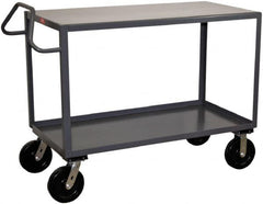 Jamco - 4,800 Lb Capacity, 30" Wide x 60" Long x 38" High Heavy Duty Service Cart - 2 Shelf, Steel - Exact Tooling