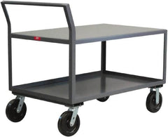 Jamco - 4,800 Lb Capacity, 30" Wide x 60" Long x 30" High Heavy Duty Service Cart - 2 Shelf, Steel - Exact Tooling
