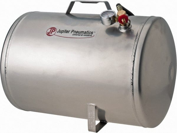 PRO-SOURCE - Compressed Air Tanks & Receivers Volume Capacity: 9 Gal. Maximum Working Pressure (psi): 125 - Exact Tooling
