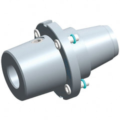 Exsys-Eppinger - PRECI-FLEX Straight Shank with Weldon Flat 5/8" Hole End Mill Holder/Adapter - 5/8" Nose Diam, 40mm Projection, Through Coolant - Exact Tooling