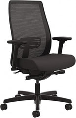 Hon - 46" High Mid Back Chair - 28" Wide x 29" Deep, Fabric Mesh Seat, Black - Exact Tooling