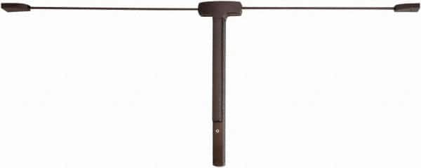 Falcon - Nonhanded, Surface Vertical Rod - Anodized Duronodic Finish, 2-1/2 to 3" Door Width, Grade 1 - Exact Tooling