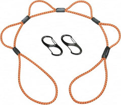 Ability One - Bungee Cord with Loop Ends - 3" OAL, Orange - Exact Tooling