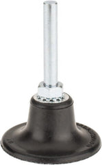 Value Collection - 2" Diam Quick-Change Type S Disc Backing Pad - 1/4" Shank Diam, Medium Density, 30,000 RPM, Roloc TS Compatible - Exact Tooling